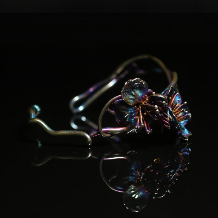 Браслет в серебре Fleur de Magique, Абрикос, фото 2