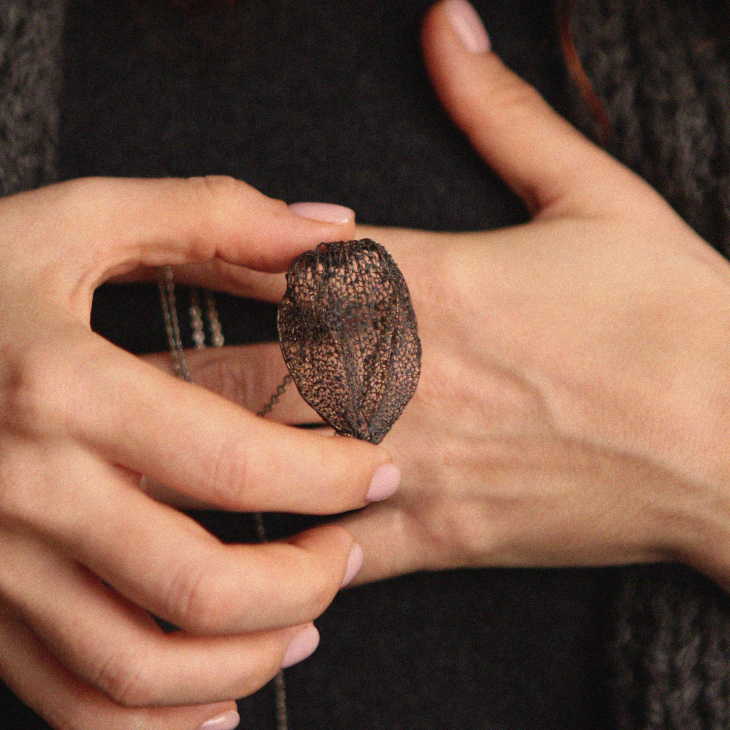 Кулон в серебре Love Alchemy, Физалис, фото 3