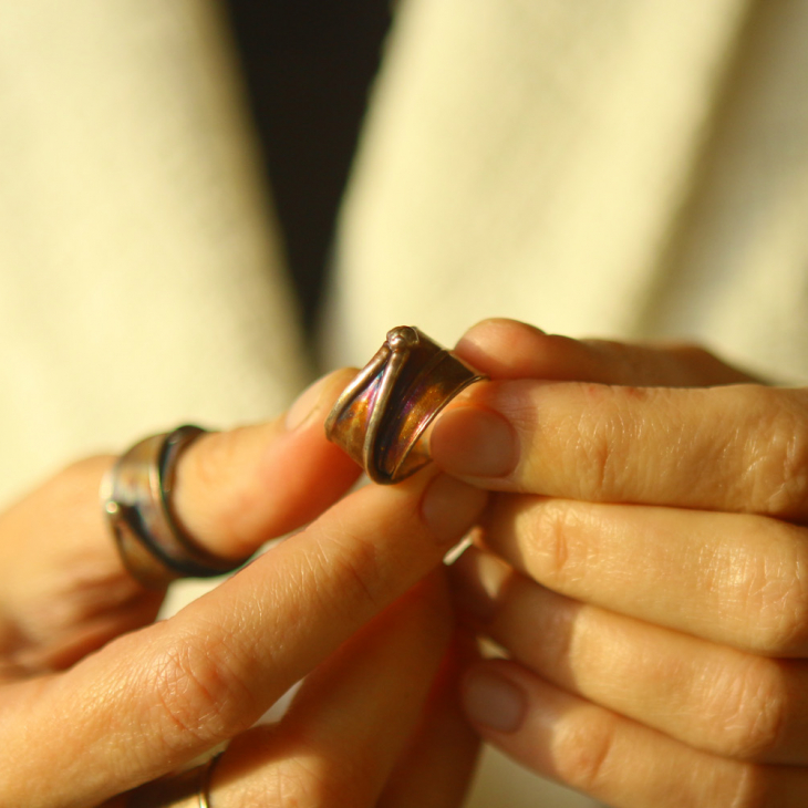 Ring in silver,Oleander, фото 2