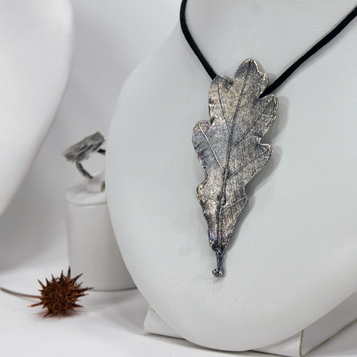 Кулон в серебре Love Alchemy, Дуб, фото 2