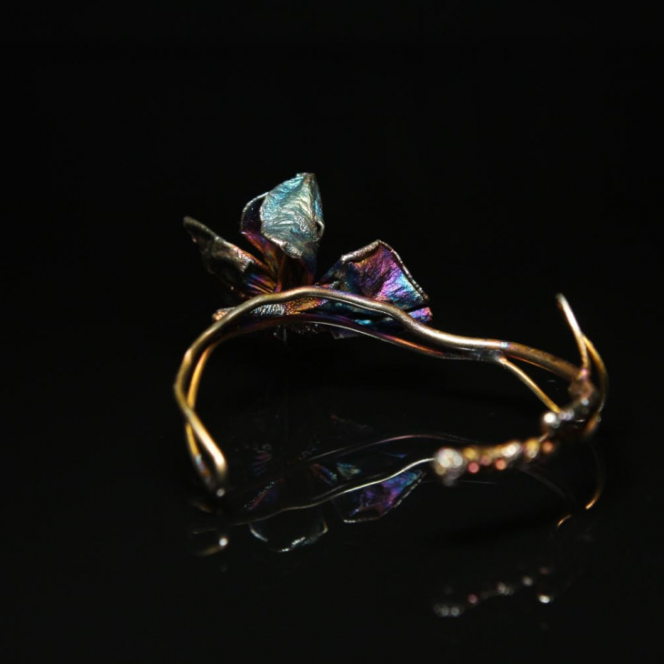 Браслет в серебре Fleur de Magique. Герань, фото 2