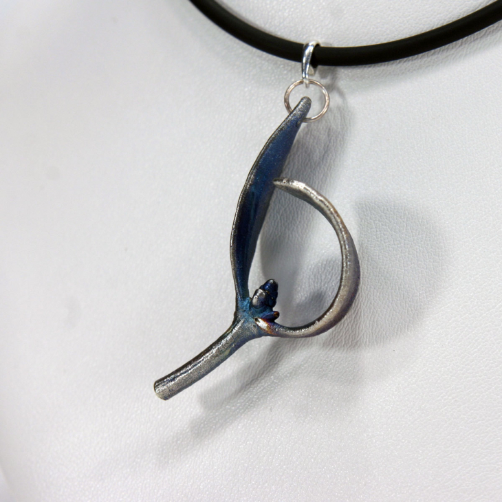 Кулон в серебре Poison, Омела, фото 2