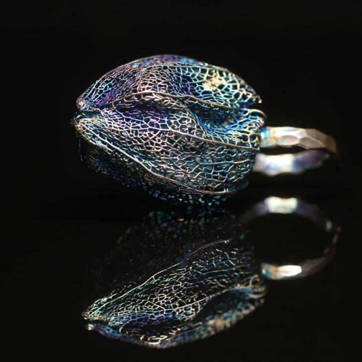 Кольцо в серебре Love Alchemy, Физалис, фото 2