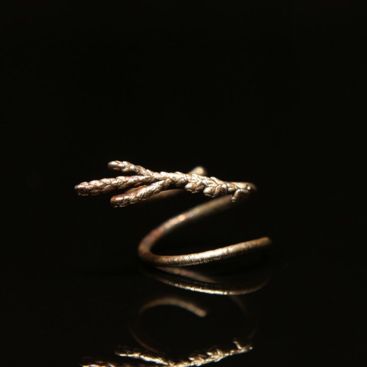 Кольцо в серебре Mystique, Туя, фото 1