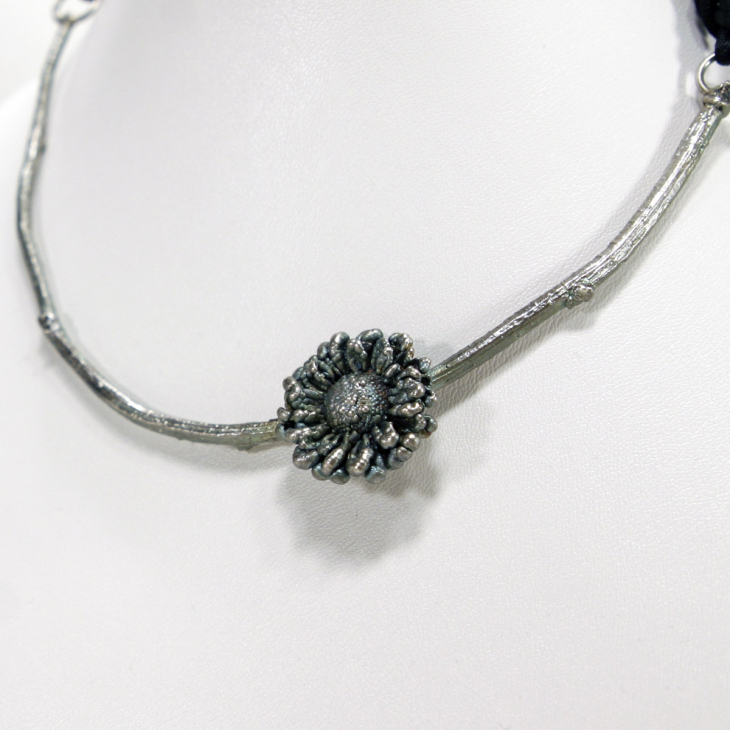 Колье в серебре FLORA, фото 2