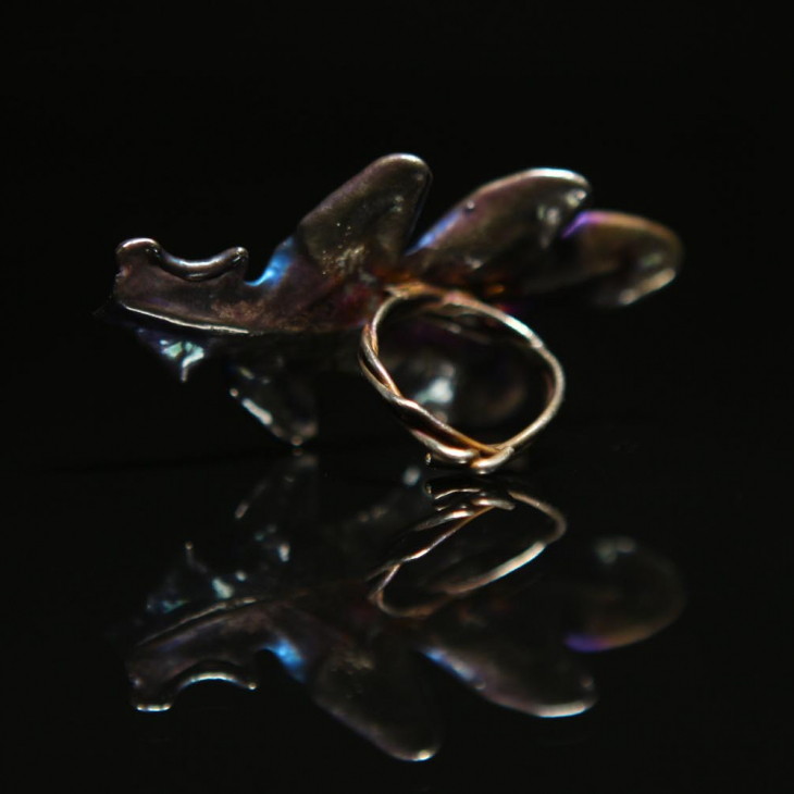 Кольцо в серебре Love Alchemy, Дуб, фото 2