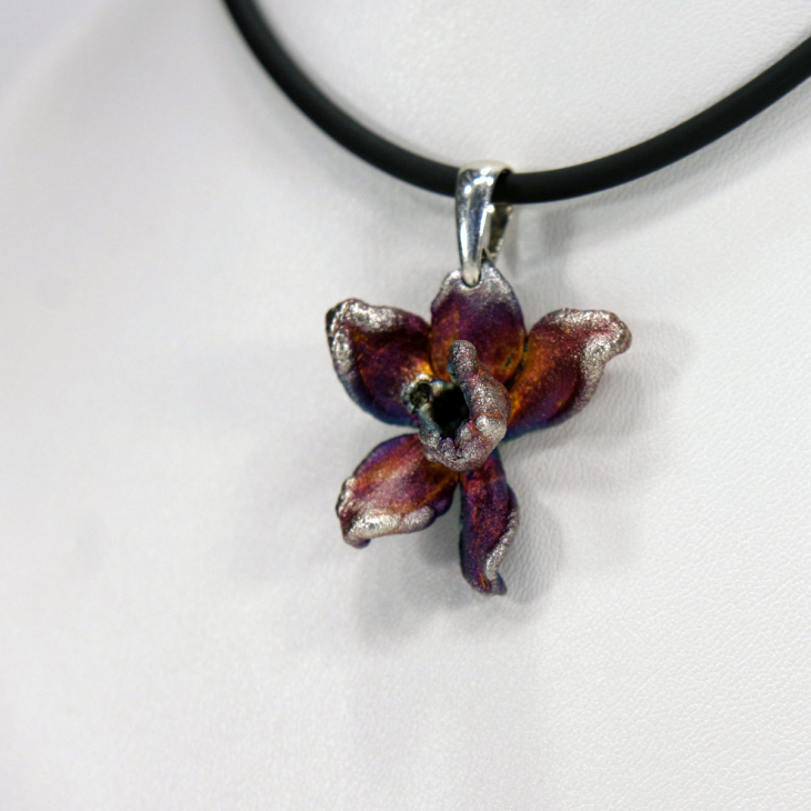 Кулон Black Forest, Орхидея, фото 2