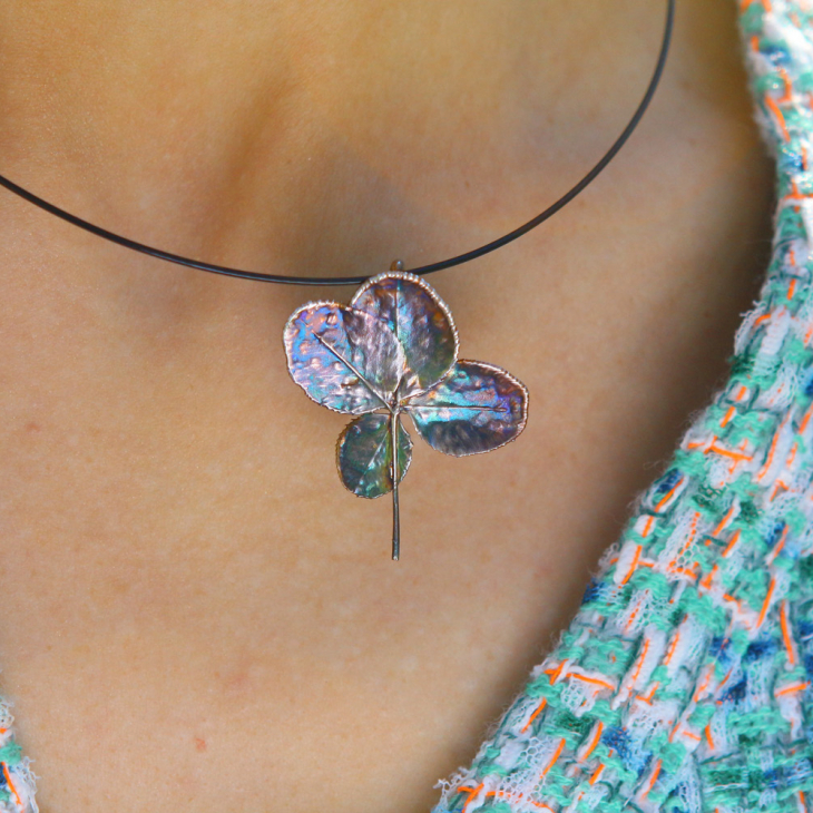 Pendant in silver, Clover, фото 2