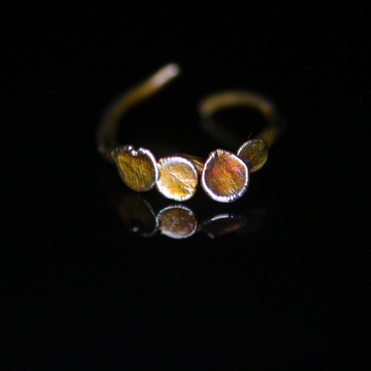 Ring in silver, Hydrangea , фото 3