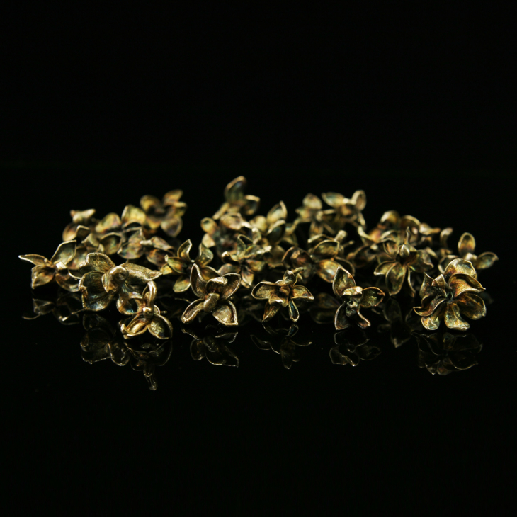 Серьги в серебре Fleur de Magique, Сирень, фото 2