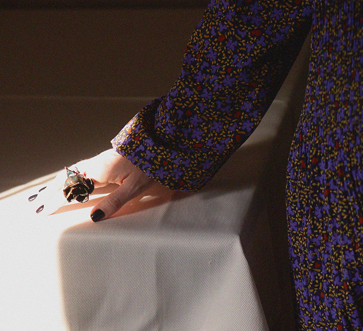 Кольцо в серебре Fleur de Magique, Роза, фото 3