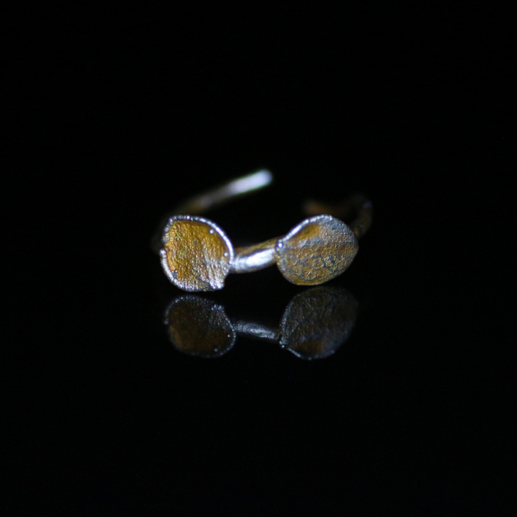 Ring in silver, Hydrangea , фото 4