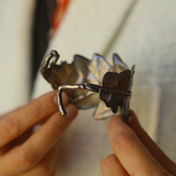 Bracelet in silver ,Oak, фото 12