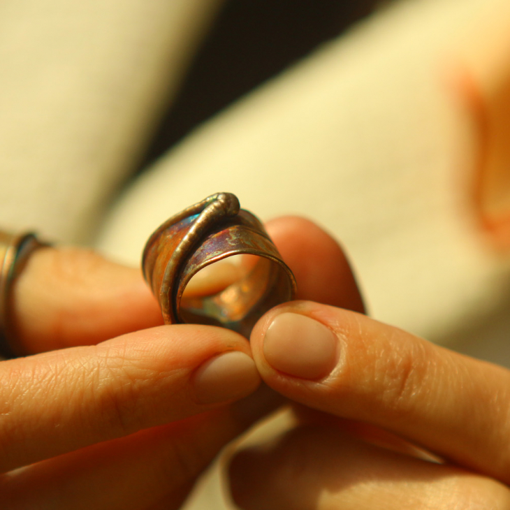 Ring in silver,Oleander, фото 2