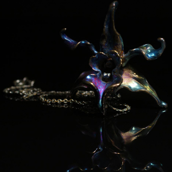 Кулон в серебре Fleur de Magique, Орхидея, фото 2