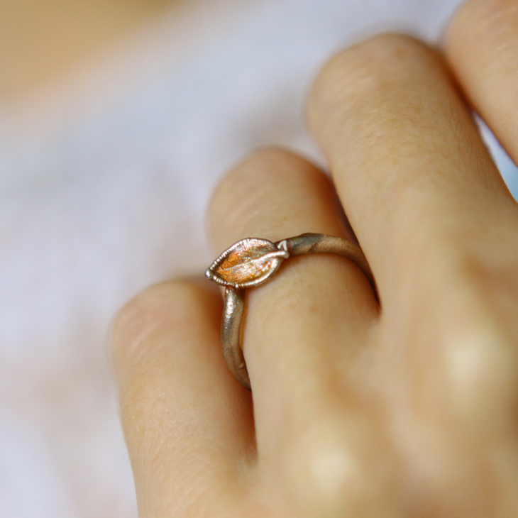 Ring in silver, Hydrangea , фото 2