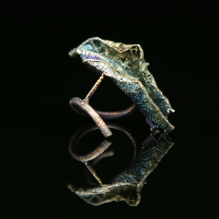 Кольцо в серебре Love Alchemy, Ясень, фото 3