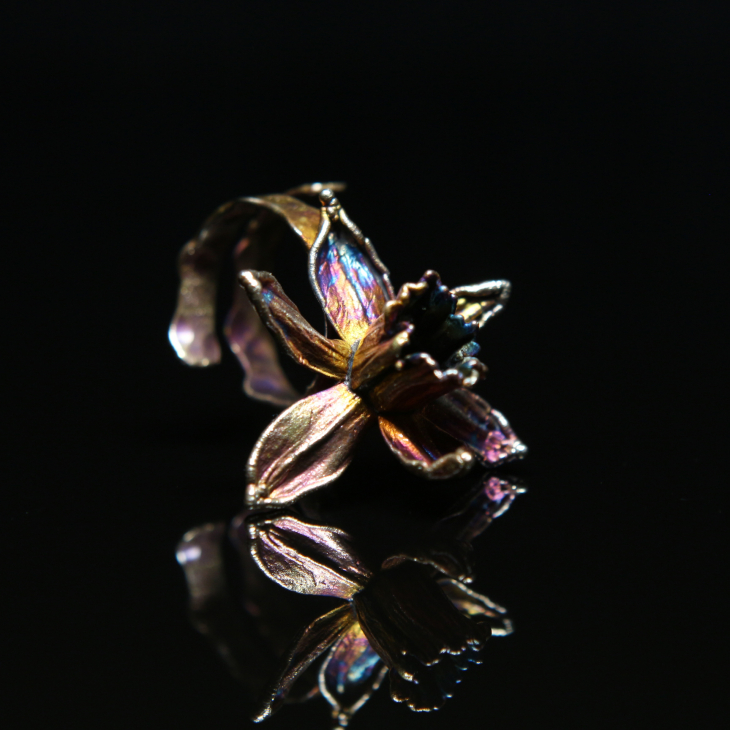 Кольцо в серебре Fleur de Magique, Нарцисс, фото 1