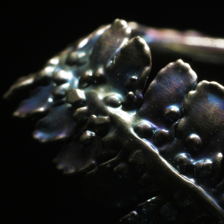 Кольцо в серебре Fern Flower, Папоротник, фото 2