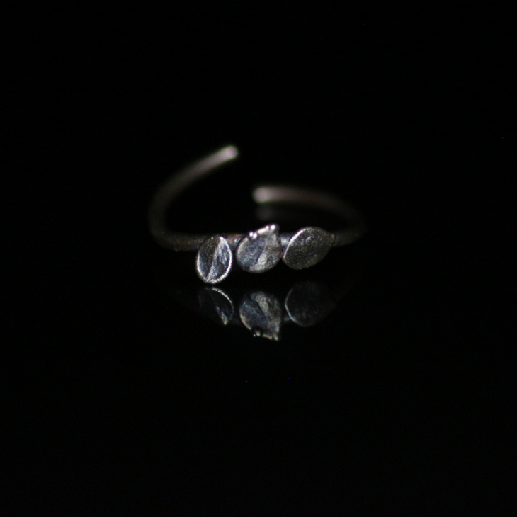 Ring in silver, Hydrangea , фото 4