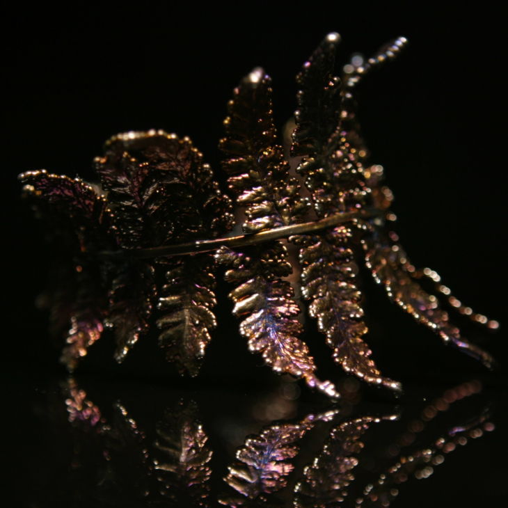 Браслет Fern Flower в серебре, Папоротник, фото 5