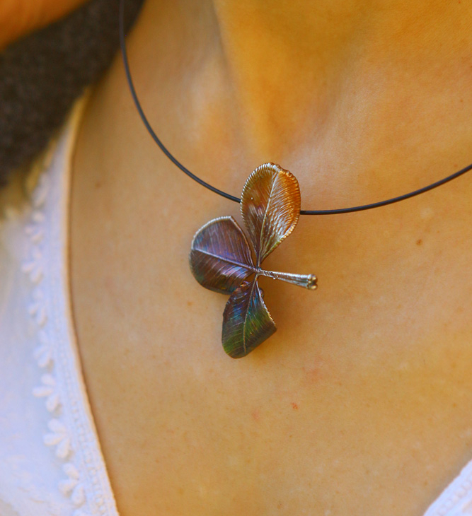 Pendant in silver, Clover, фото 2