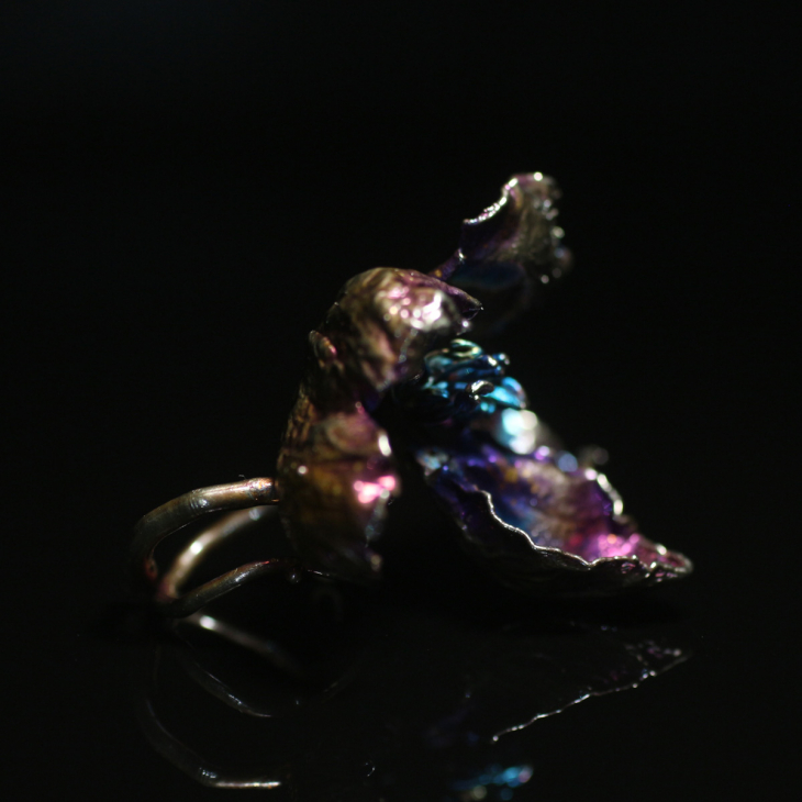 Кольцо в серебре Fleur de Magique, Яблоня, фото 3