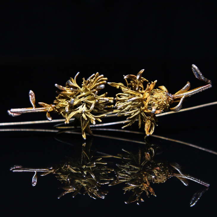 Серьги в серебре Fleur de Magique, Васильки, фото 5