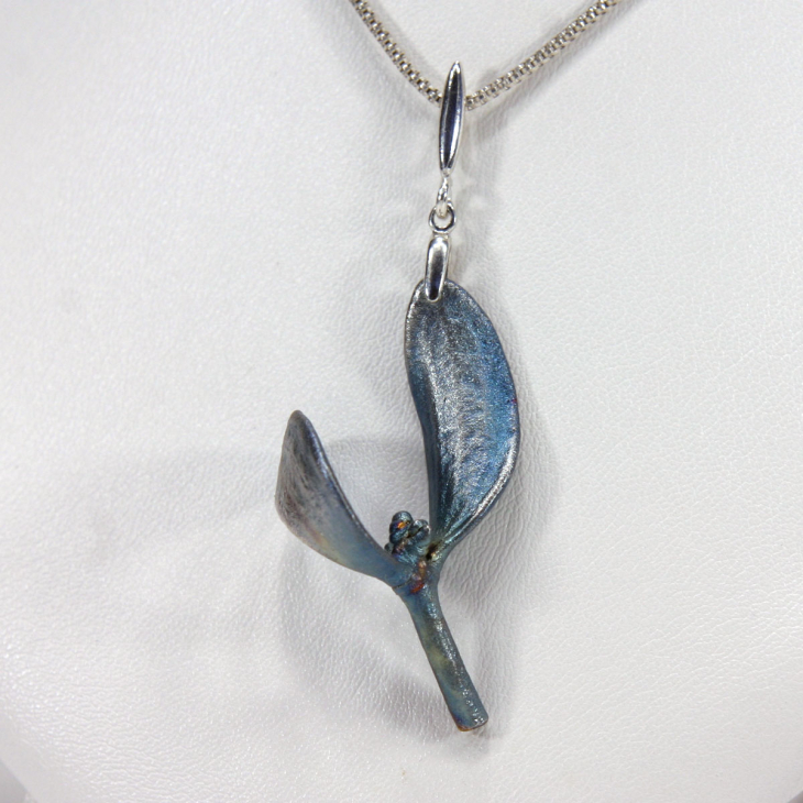 Кулон в серебре Poison, Омела, фото 2