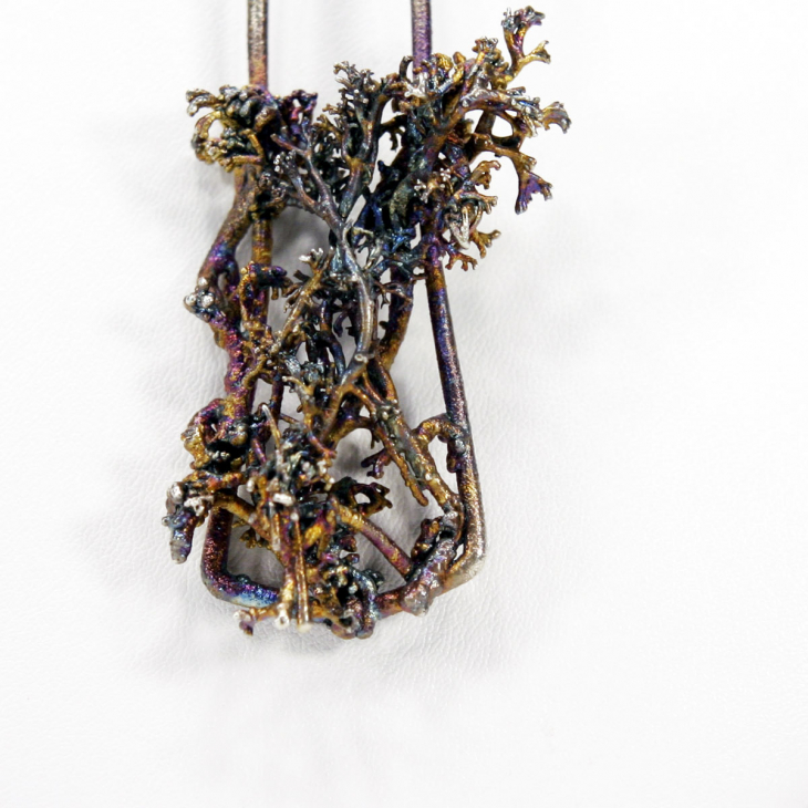 Кулон в серебре Fleur de Magique, Лишайник, фото 2