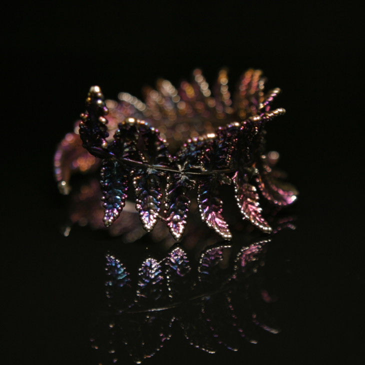 Браслет Fern Flower в серебре, Папоротник, фото 3