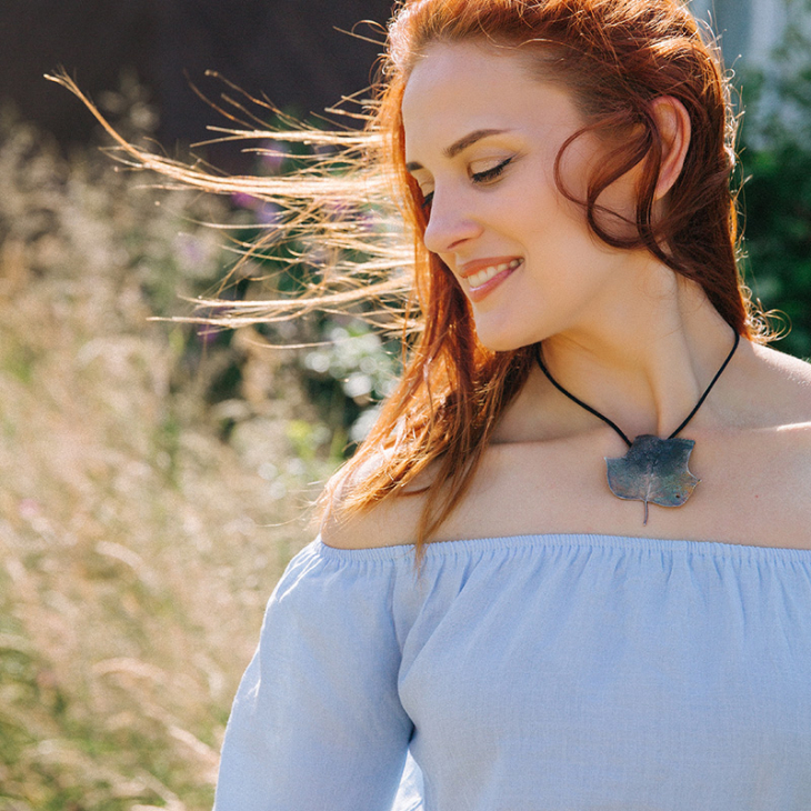 Кулон в серебре Love Alchemy, Тюльпановое дерево, фото 2