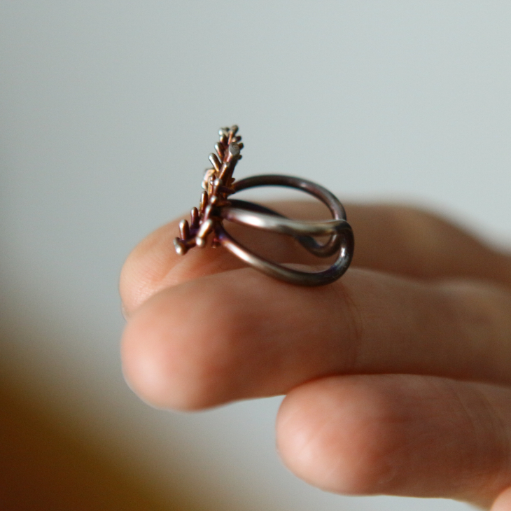 Cuff in silver, Calluna, фото 2