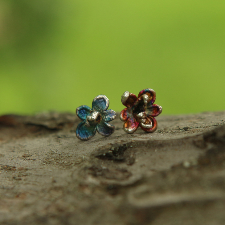 Серьги в серебре Fleur de Magique, Сирень, фото 2