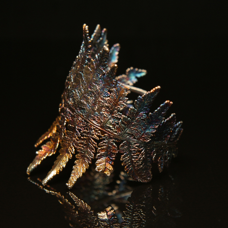 Браслет Fern Flower в серебре, Папоротник, фото 2