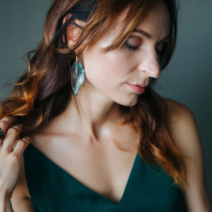 Серьги в серебре Love Alchemy, Вяз, фото 3