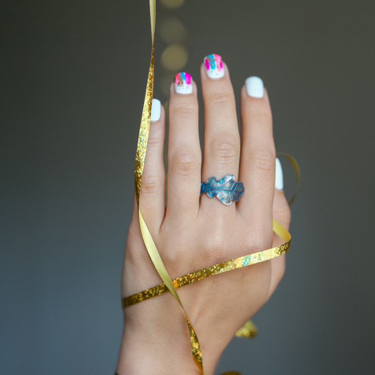 Кольцо в серебре Love Alchemy, Дуб, фото 2