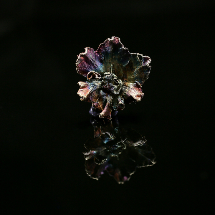 Кулон в серебре Fleur de Magique, Фиалка, фото 2