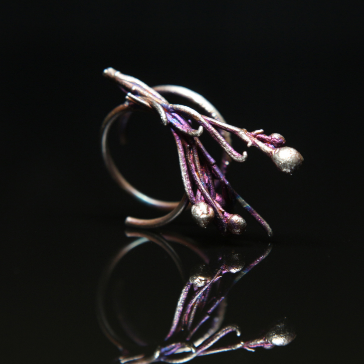 Кольцо в серебре Mystique, Дикие Травы, фото 1