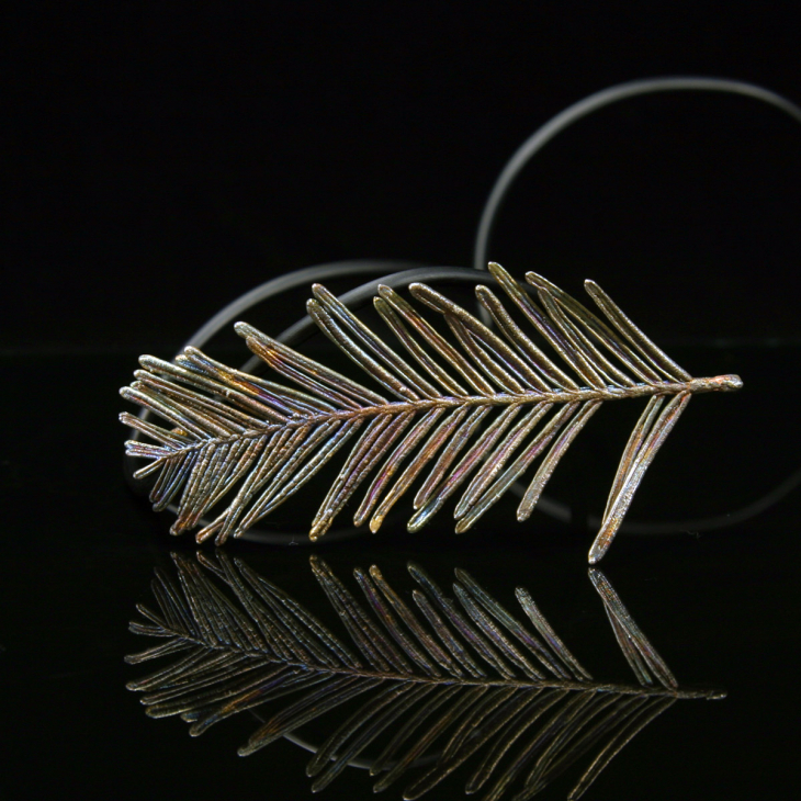 Кулон в серебре Before Time, Метасеквойя, фото 2