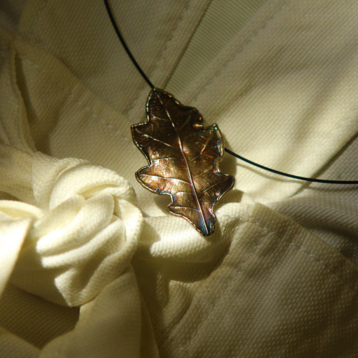 Pendant in silver,Oak , фото 2