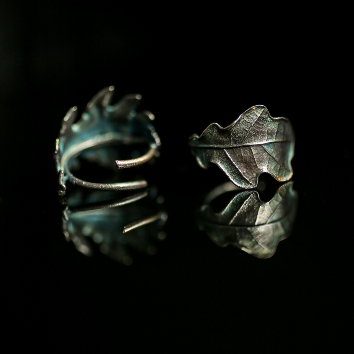 Кольцо в серебре Love Alchemy, Дуб, фото 2