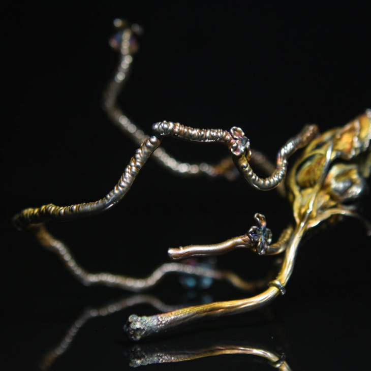 Браслет в серебре Fleur de Magique, Роза, фото 3