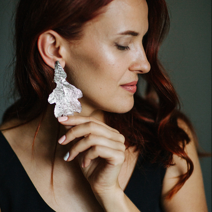 Кулон в олове, Дуб, фото 2