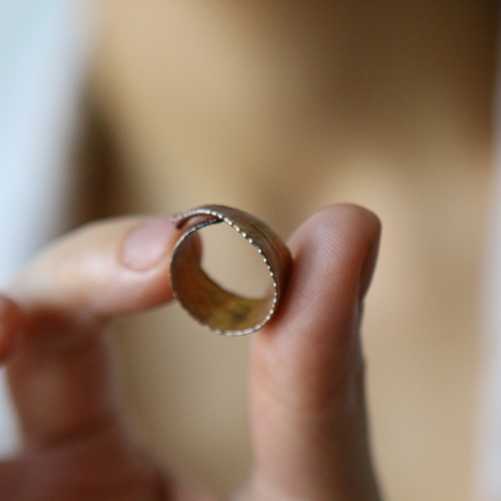Ring in silver Melancholy, Willow, фото 2