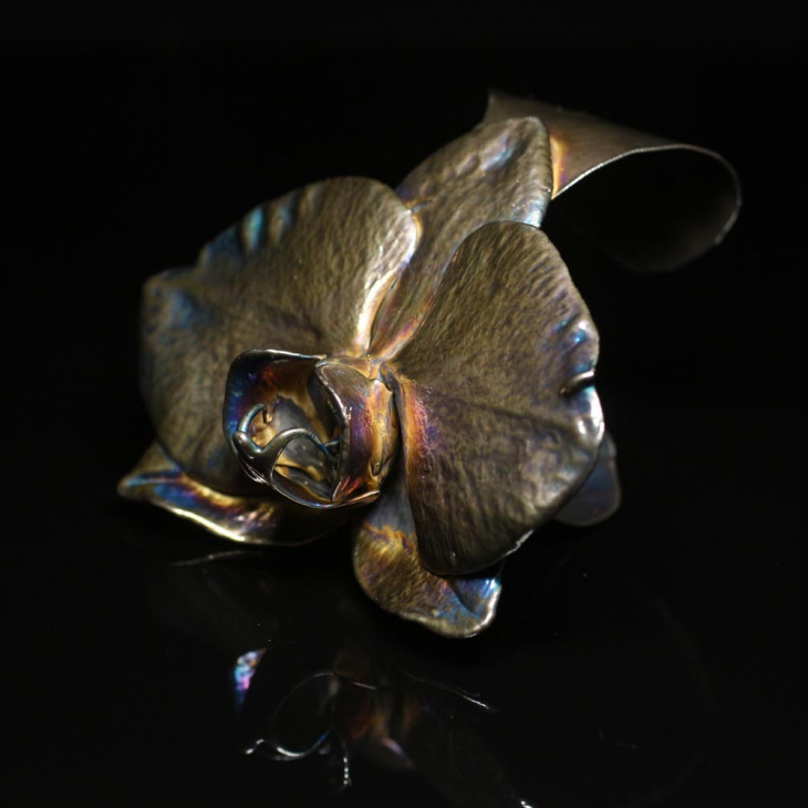Браслет в серебре Fleur de Magique, Орхидея, фото 1