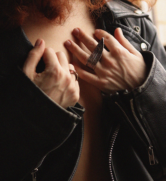 Кольцо в серебре Poison, Олеандр, фото 3