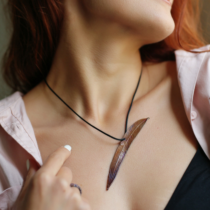 Кулон в серебре Melancholy, Ива, фото 4