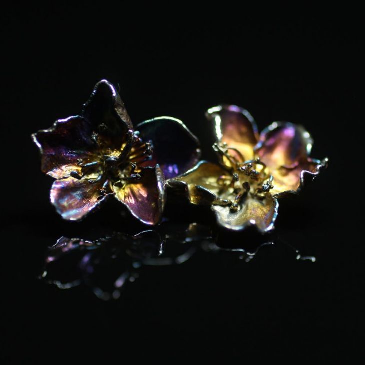 Серьги в серебре Fleur de Magique, Дикая груша, фото 1