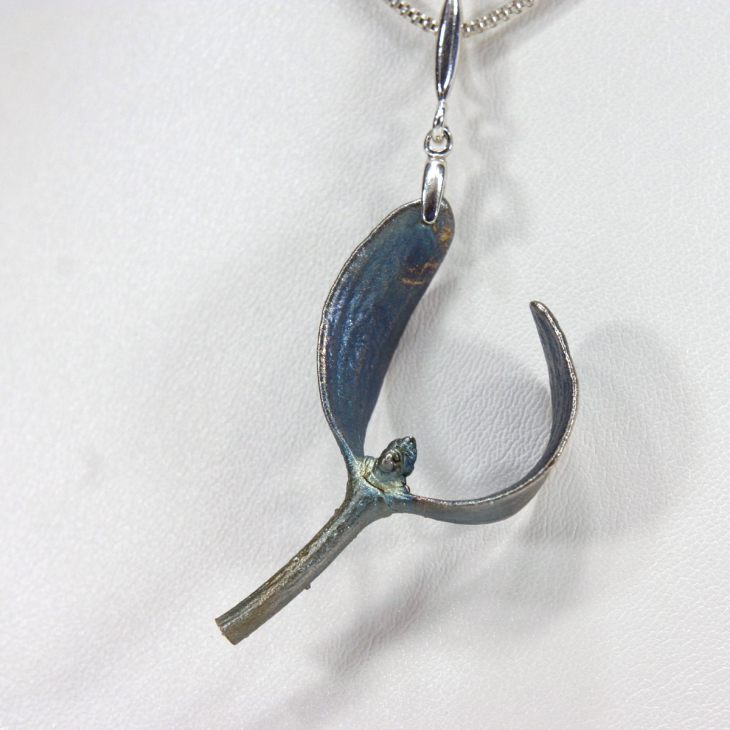 Кулон в серебре Poison, Омела, фото 2